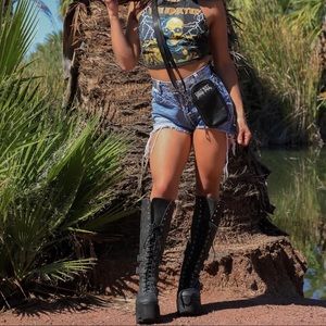 Dolls kill boots size 5.5-6